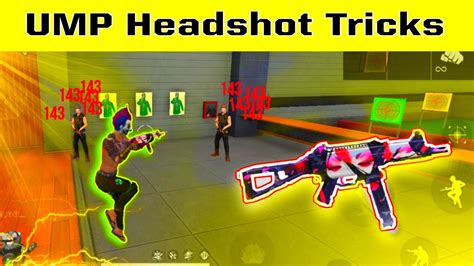 Ump Red Number Headshot Tricks In Free Fire 2023 Ump Headshot Tricks