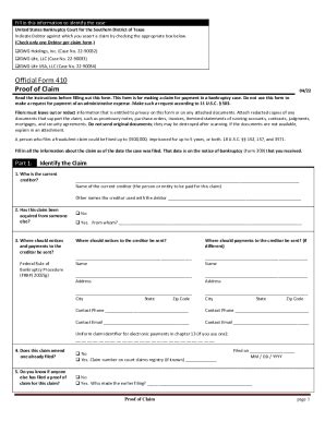 Fillable Online Bankruptcy Official Form 201 Voluntary Petition For Non