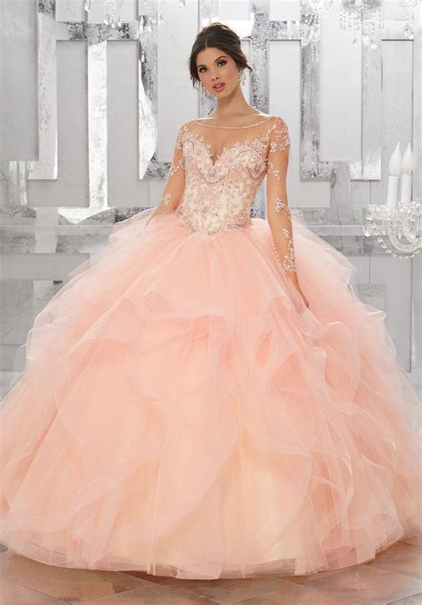 Quinceañera Morilee Dress Style Number 89142 Beaded Embroidery On Net