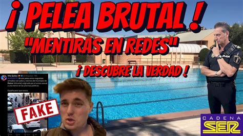 ¡caos En Petrer Brutal Pelea En La Piscina Y Mentiras En Redes