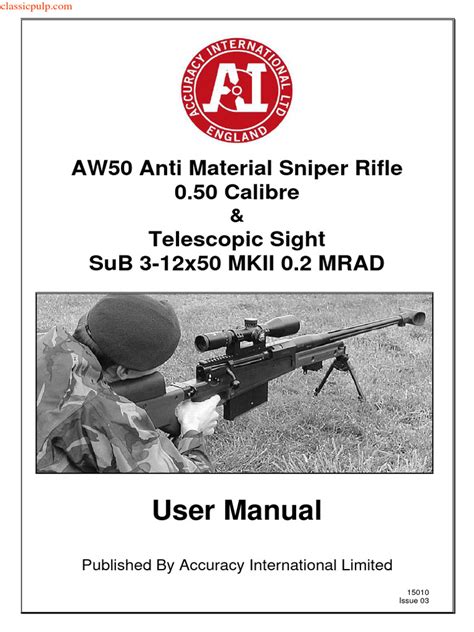 Accuracy International AW50 - NoRestriction | PDF | Trigger (Firearms ...