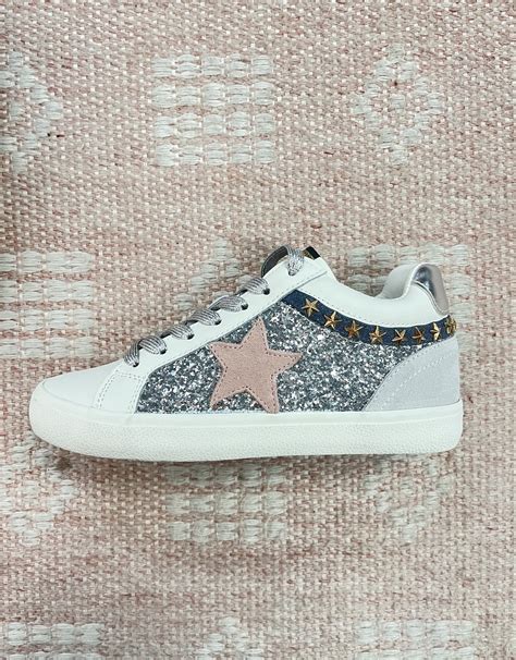 Bounce Vh Silver Glitter Sneaker Heart Of The South