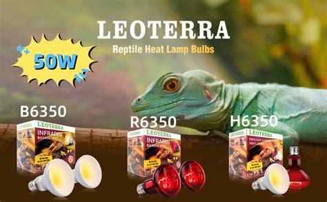 Amazon Leoterra Reptile Heat Bulb 2PACK 50w Red Night Heat Bulb