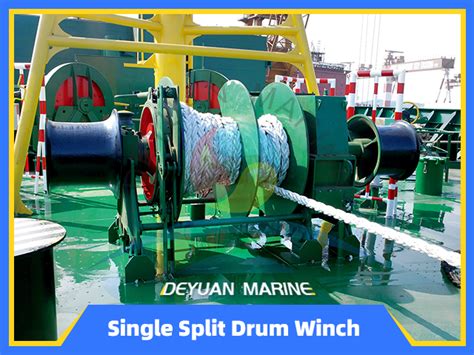 Single Split Drum Hydraulic Mooring Winch From China Manufacturer