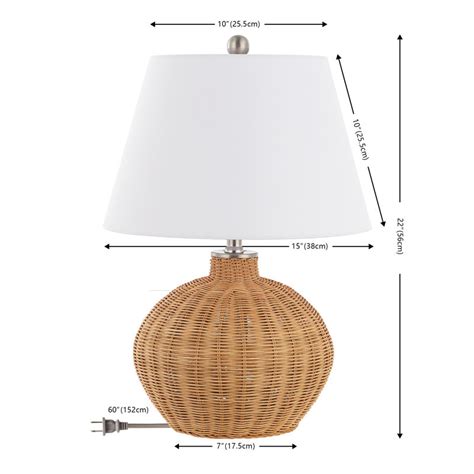 Beachcrest Home Waylon Wickerrattan Table Lamp And Reviews Wayfair