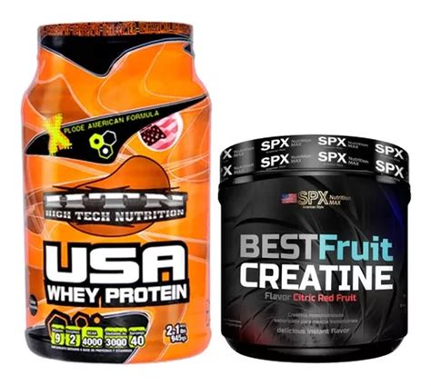 Creatina 300 Grs Htn Proteína Whey Protein 2 Lbs C Amino