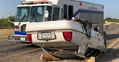 Single Vehicle Roll Over Sends Two To The Hospital