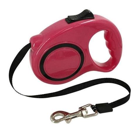 Laisse Circle Red M Laisse En Nylon Pour Chien Flexible R Tractable