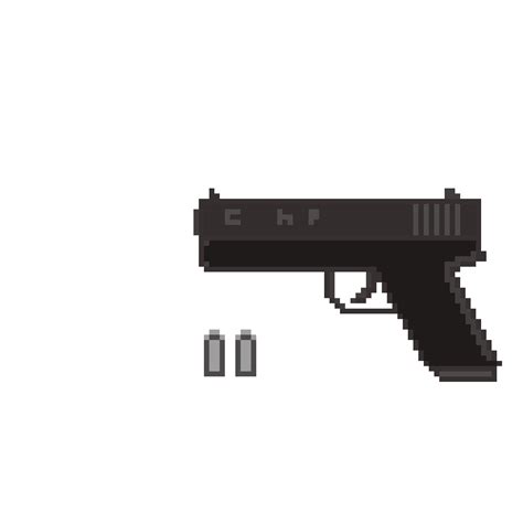 Glock 17 Pixel Art