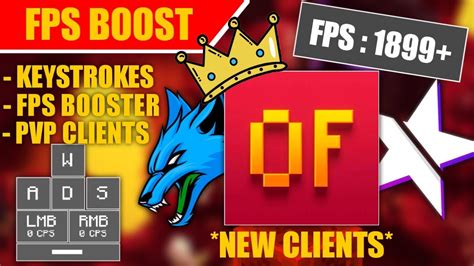 Clients For Mcpe Fps Boost Pvp Client Mcpe Keystrokes