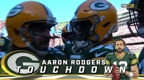 Highlight Aaron Rodgers Runs In The Td Himself Rodgers Then Screamed