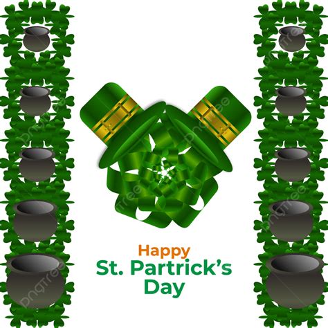 St Patrick Hat Vector Png Images St Patricks Day With Hat Coin Vector