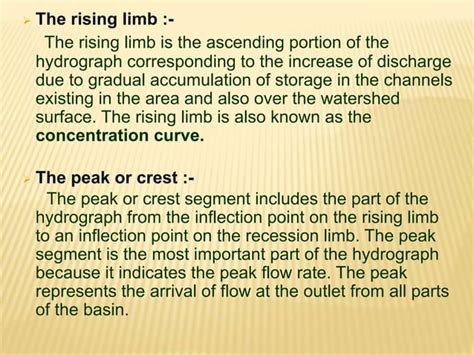 Hyetograph and hydrograph analysis | PPT