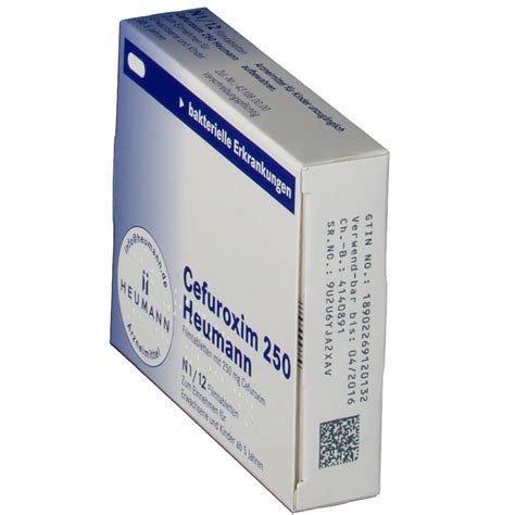 Cefuroxim 250 Heumann Filmtabletten Shop Apotheke