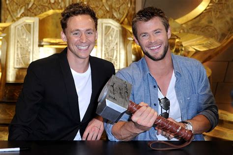 Chris Hemsworth and Tom Hiddleston's Friendship Timeline