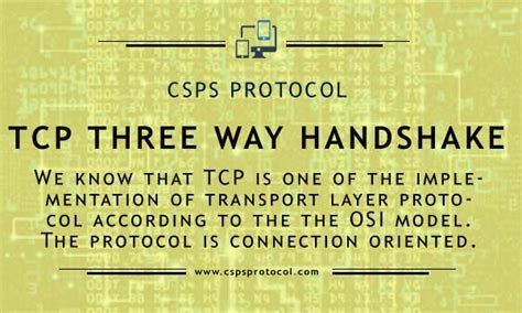 What Is Tcp Three Way Handshake What Is Syn Ack Packets