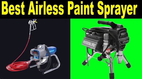 Top 5 Best Airless Paint Sprayer Review 2021 Youtube