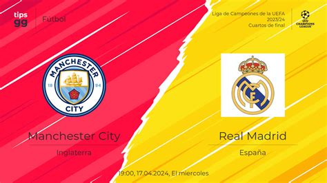 Manchester City Vs Real Madrid Cuotas De Apuestas El 17 04 2024