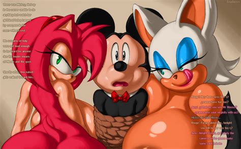 Rule 34 Amy Rose Angelauxes Bondage Crossover Cuckold Disney English Text Forced To Watch Huge