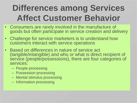 Pdf Understanding Consumer Behavior In Service Encountersrubybuccat