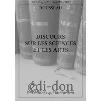 Discours Sur Les Sciences Et Les Arts Ebook Epub Jean Jacques