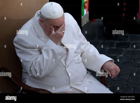 Vatican City State Vatikanstadt Th Dec Pope Francis Prayer