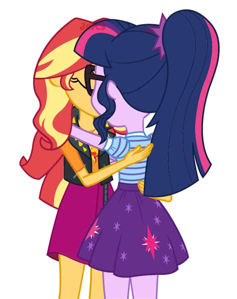 2628178 Safe Artist Jcpreactyt Sci Twi Sunset Shimmer Twilight