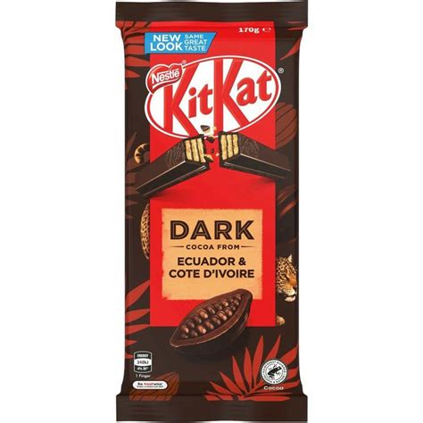 Jual Kitkat Australia Dark Chocolate Kit Kat Dark Ecuador Cote D Ivoire