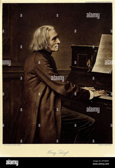 Franz Liszt 1811 1886 Hungarian Composer Photograph Photo