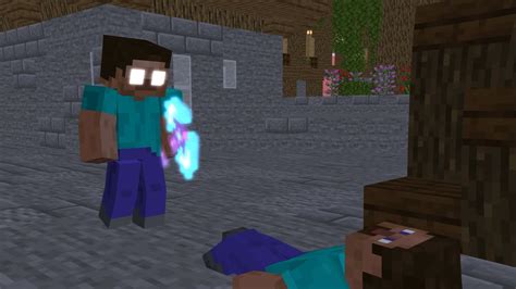 Steve Vs Herobrine Fight Animation Youtube