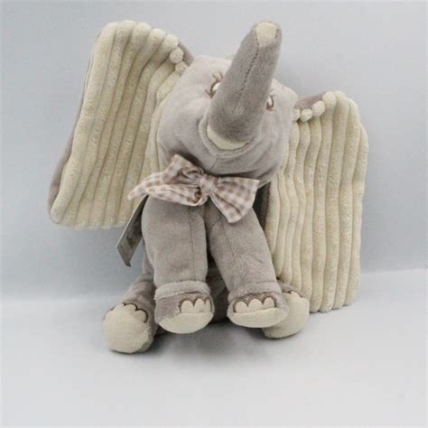 Doudou Dumbo l éléphant gris DISNEY NICOTOY