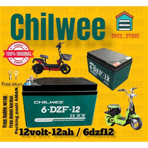 Jual Aki Sepeda Listrik Aki Motor Listrik Chilwee Dzf Original V