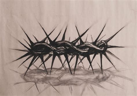 Crown Of Thorns Drawing at GetDrawings | Free download