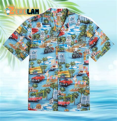 Route 66 Hawaiian Shirt Zerelam