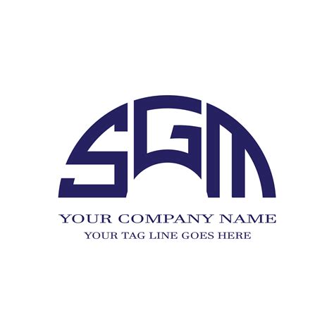 SGM letter logo creative design with vector graphic 9264072 Vector Art ...