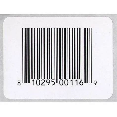 Printed Paper Barcode Label Packaging Type Roll At Rs 03square Inch