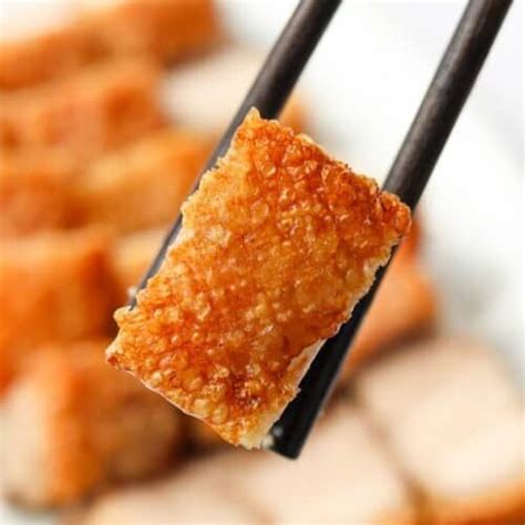 Best & Easiest Chinese Roast Pork Belly | Pork belly recipes, Pork ...