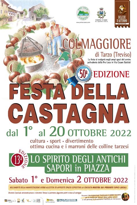 Eventi Venetando 50 Festa Della Castagna A Colmaggiore Di Tarzo