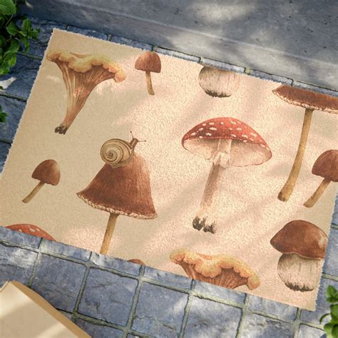 Cottagecore Welcome Doormat Warmly Greet Autumn Guests Fall Doormat