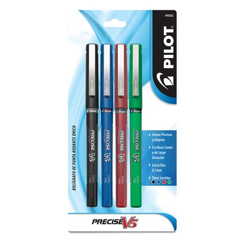 Plumas Pilot Pen Precise V5 Rolling Ball Punto Extrafino Tinta Negra