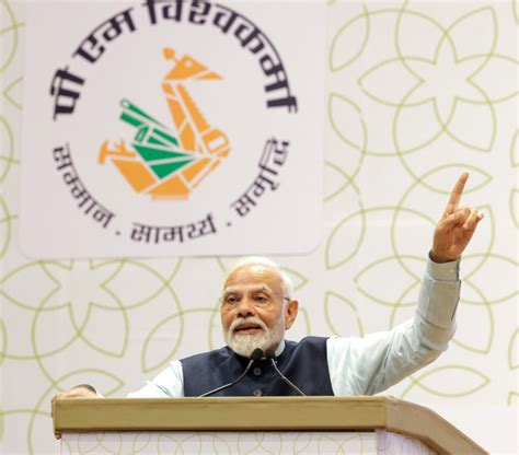 Pm Modi Launches Pm Vishwakarma Scheme For Traditional Artisans And