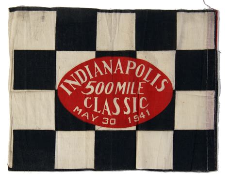 1941 Indianapolis 500 Checkered Flag