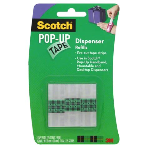 Scotch Pop Up Tape Dispenser Refills Shop Tape At H E B