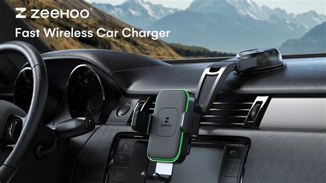 Zeehoo Dual Coils Wireless Car Charger Duoxx Series X With Suction