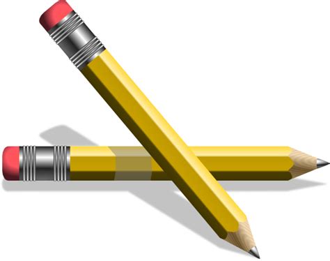 Yellow Pencils Clip Art at Clker.com - vector clip art online, royalty ...