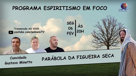 Programa Espiritismo em Foco Nº 98 Tema Parábola da figueira seca