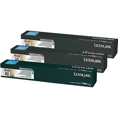 Lexmark X950X2CG X950X2MG X950X2YG High Yield Toner Set Colors Only