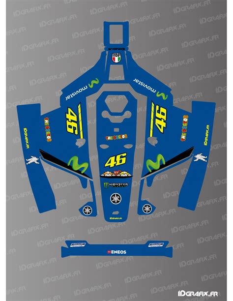 Sticker Rossi Moto GP Edition Mammotion LUBA 1 Robotic Lawn Mower