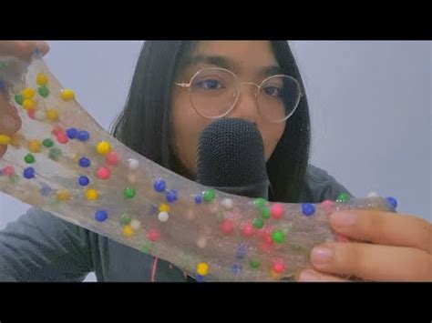 ASMR SLIME ON MICROPHONE SUPER TINGLY YouTube