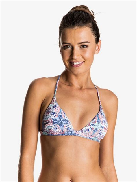 Strappy Love Reversible Fixed Tri Bikini Top 3613372552144 Roxy